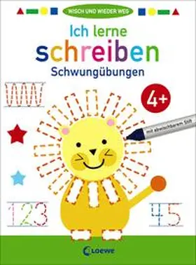 Loewe Lernen und Rätseln |  Wisch und wieder weg - Ich lerne schreiben 4+ | Buch |  Sack Fachmedien