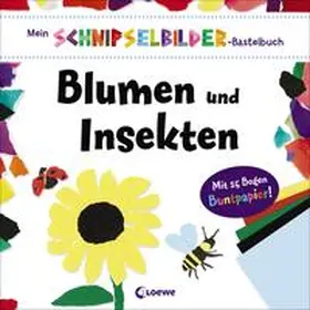 Hutchinson |  Mein Schnipselbilder-Bastelbuch - Blumen und Insekten | Buch |  Sack Fachmedien