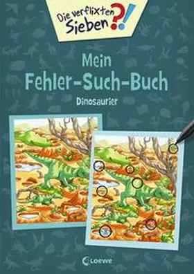  Die verflixten Sieben - Mein Fehler-Such-Buch - Dinosaurier | Buch |  Sack Fachmedien