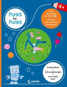  Punkt zu Punkt - Mit den Zahlen von 1 bis 10 (blau) | Buch |  Sack Fachmedien