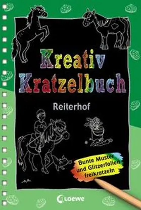  Kreativ-Kratzelbuch: Reiterhof | Buch |  Sack Fachmedien