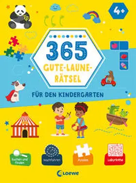 Loewe Lernen und Rätseln |  365 Gute-Laune-Rätsel für den Kindergarten | Buch |  Sack Fachmedien