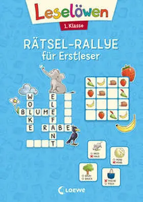 Wittenburg / Loewe Erstlesebücher |  Leselöwen Rätsel-Rallye für Erstleser - 1. Klasse (Hellblau) | Buch |  Sack Fachmedien