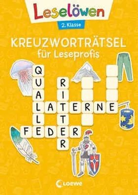 Loewe Lernen und Rätseln |  Leselöwen Kreuzworträtsel für Leseprofis - 2. Klasse (Sonnengelb) | Buch |  Sack Fachmedien