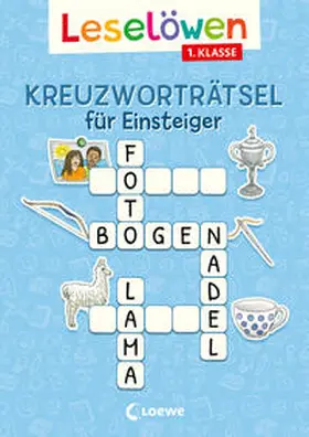  Leselöwen Kreuzworträtsel für Einsteiger - 1. Klasse (Himmelblau) | Buch |  Sack Fachmedien