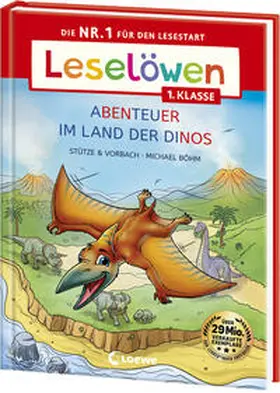 Stütze / Vorbach |  Leselöwen 1. Klasse - Abenteuer im Land der Dinos | Buch |  Sack Fachmedien