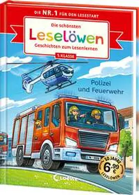 Fischer-Hunold |  Die schönsten Leselöwen-Geschichten zum Lesenlernen - Polizei und Feuerwehr | Buch |  Sack Fachmedien