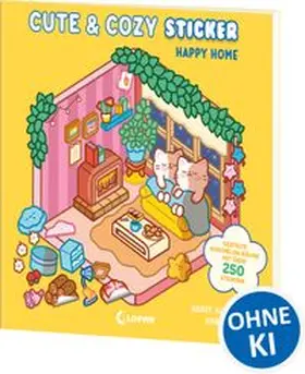  Cute & Cozy Sticker - Happy Home | Buch |  Sack Fachmedien