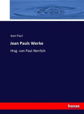 Paul | Jean Pauls Werke | Buch | 978-3-7433-6159-1 | www.sack.de