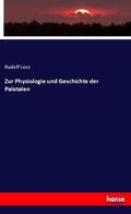Lenz |  Zur Physiologie und Geschichte der Palatalen | Buch |  Sack Fachmedien