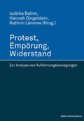 Balint / Lämmle / Dingeldein |  Protest, Empörung, Widerstand. Zur Analyse von Auflehnungsbewegungen | Buch |  Sack Fachmedien