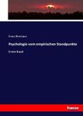 Brentano |  Psychologie vom empirischen Standpunkte | Buch |  Sack Fachmedien
