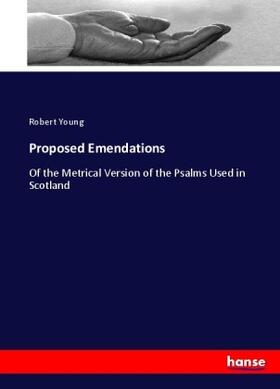 Young |  Proposed Emendations | Buch |  Sack Fachmedien