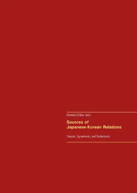 Zöllner |  Sources of Japanese-Korean Relations | eBook | Sack Fachmedien