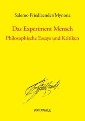 Friedlaender / Thiel / Geerken |  Das Experiment Mensch | Buch |  Sack Fachmedien
