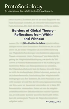 Axford |  Borders of Global Theory - Reflections from Within and Without | Buch |  Sack Fachmedien