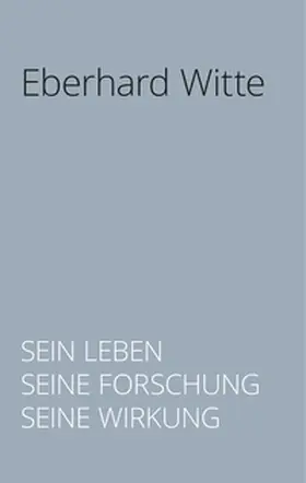 Dowling / Kretschmer |  Eberhard Witte | Buch |  Sack Fachmedien