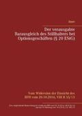 Stein |  Der verausgabte Barausgleich des Stillhalters bei Optionsgeschäften (§ 20 EStG) | Buch |  Sack Fachmedien