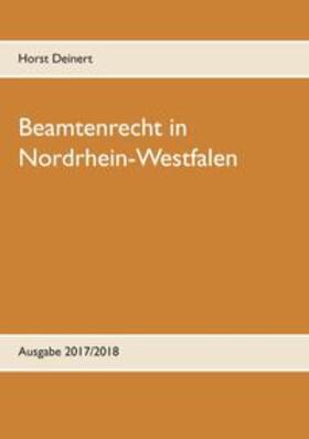 Deinert | Beamtenrecht in Nordrhein-Westfalen | Buch | 978-3-7448-9292-6 | sack.de