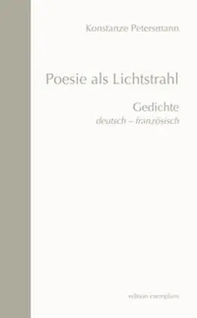 Petersmann |  Poesie als Lichtstrahl | Buch |  Sack Fachmedien