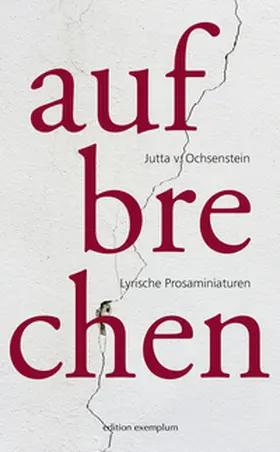 v. Ochsenstein |  Aufbrechen | Buch |  Sack Fachmedien