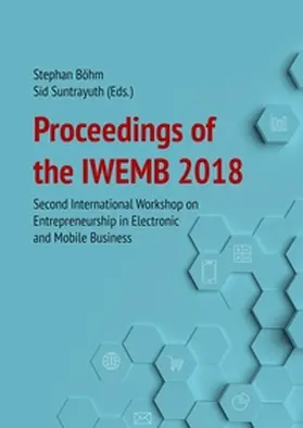Böhm / Suntrayuth |  Proceedings of the IWEMB 2018 | Buch |  Sack Fachmedien