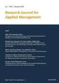 Friesendorf / Böckenholt / Ghorbani |  Research Journal for Applied Management - Jg. 1, Heft 2 | Buch |  Sack Fachmedien