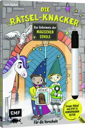 Göpfert |  Die Rätsel-Knacker - Das Geheimnis der magischen Schule (Buch mit abwischbarem Stift) | Buch |  Sack Fachmedien