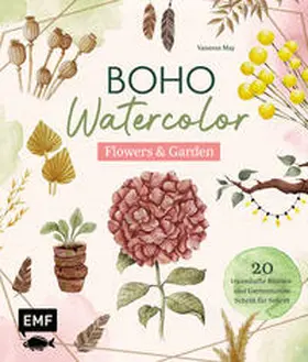 May |  Boho Watercolor - Flowers & Garden | Buch |  Sack Fachmedien