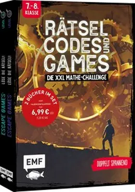 Durand / Lefebvre / Civet |  Rätsel, Codes und Games - Die XXL Mathe-Challenge für die 7. und 8. Klasse | Buch |  Sack Fachmedien