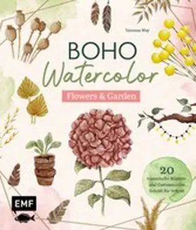 May |  Boho Watercolor – Flowers & Garden | eBook | Sack Fachmedien