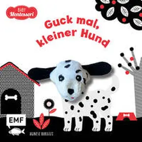 Baruzzi / Ickler |  Kontrastbuch für Babys mit Fingerpuppe: Guck mal, kleiner Hund | Buch |  Sack Fachmedien