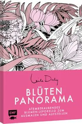 Duly |  Blüten-Panorama | Atemberaubendes Blumen-Leporello zum Ausmalen und Aufstellen | Buch |  Sack Fachmedien