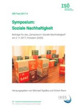 Opielka / Renn | Symposium: Soziale Nachhaltigkeit | Buch | 978-3-7460-3231-3 | sack.de