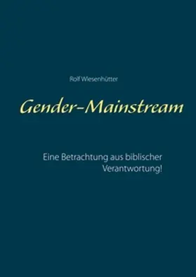 Wiesenhütter |  Gender-Mainstream | Buch |  Sack Fachmedien