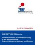 Hagenauer / Ittner / Suter |  Evidenzorientierte Qualitätsentwicklung in der Hochschullehre | Buch |  Sack Fachmedien