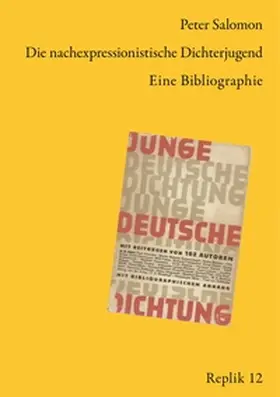 Salomon |  Die nachexpressionistische Dichterjugend | Buch |  Sack Fachmedien