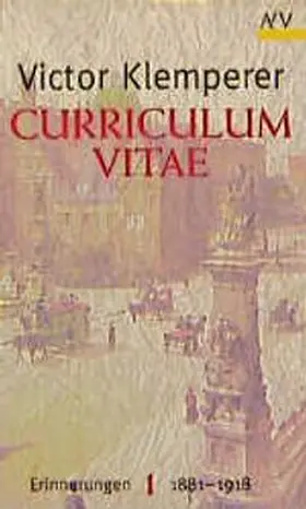 Klemperer / Nowojski |  Curriculum vitae | Buch |  Sack Fachmedien