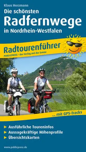 Herzmann |  Die schönsten Radfernwege in Nordrhein-Westfalen | Buch |  Sack Fachmedien