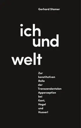 Stamer | Ich und Welt | Buch | 978-3-7481-3887-7 | www.sack.de