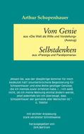 Schopenhauer / Bertram |  Vom Genie Selbstdenken | eBook | Sack Fachmedien