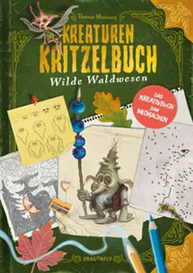 Hussung |  Kreaturenkritzelbuch - Wilde Waldwesen | Buch |  Sack Fachmedien