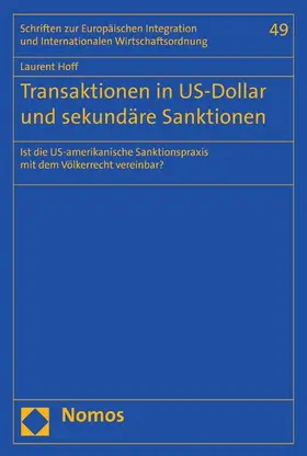Hoff | Transaktionen in US-Dollar und sekundäre Sanktionen | E-Book | sack.de