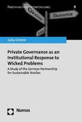 Grimm |  Private Governance as an Institutional Response to Wicked Problems | eBook | Sack Fachmedien