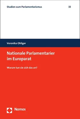 Ohliger |  Nationale Parlamentarier im Europarat | eBook | Sack Fachmedien