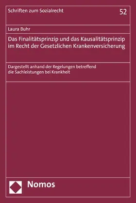 Buhr |  Das Finalitätsprinzip und das Kausalitätsprinzip im Recht der Gesetzlichen Krankenversicherung | eBook | Sack Fachmedien