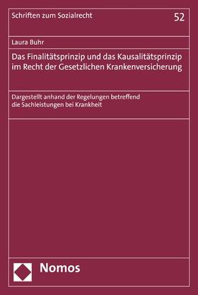 Buhr | Das Finalitätsprinzip und das Kausalitätsprinzip im Recht der Gesetzlichen Krankenversicherung | E-Book | sack.de