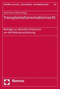 Lindner |  Transplantationsmedizinrecht | eBook | Sack Fachmedien