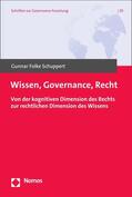 Schuppert |  Wissen, Governance, Recht | eBook | Sack Fachmedien