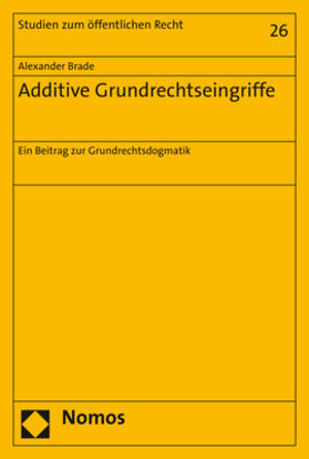 Brade | Additive Grundrechtseingriffe | E-Book | sack.de
